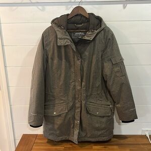 Eddie Bauer Women’s XXL down parka green